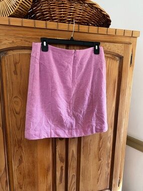 Ann Taylor Loft Women's wool Pink  Mini Skirt